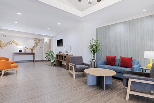 Lobby sitting area