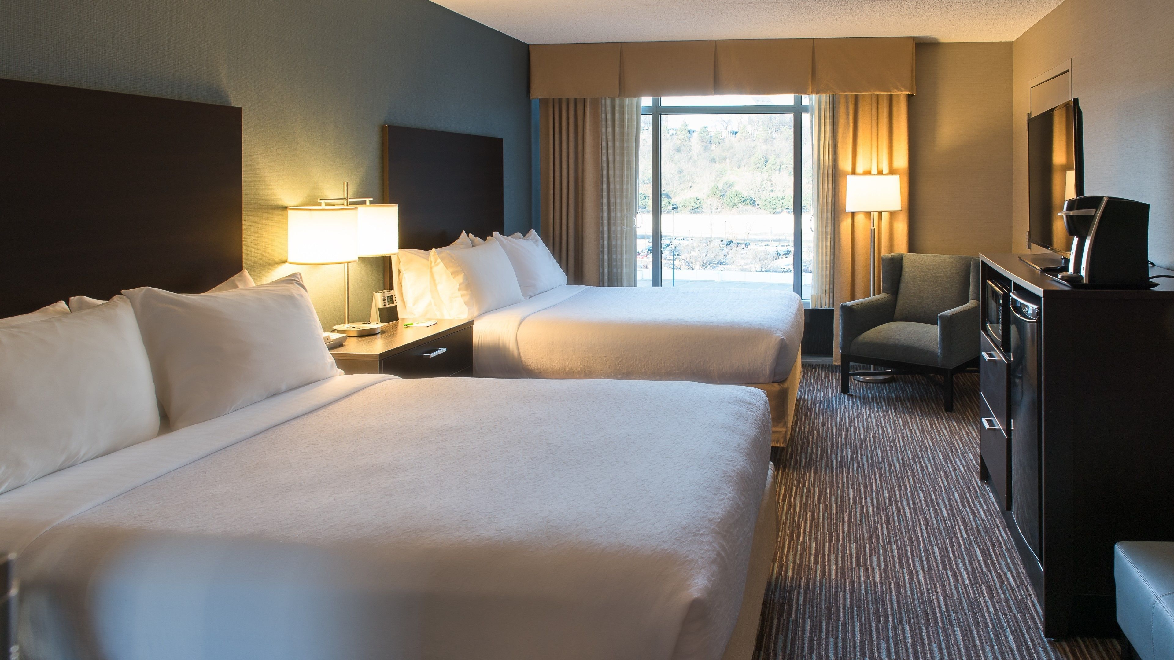 standard room, 2 queen beds | 1 bedroom, pillow-top beds, desk, blackout curtains