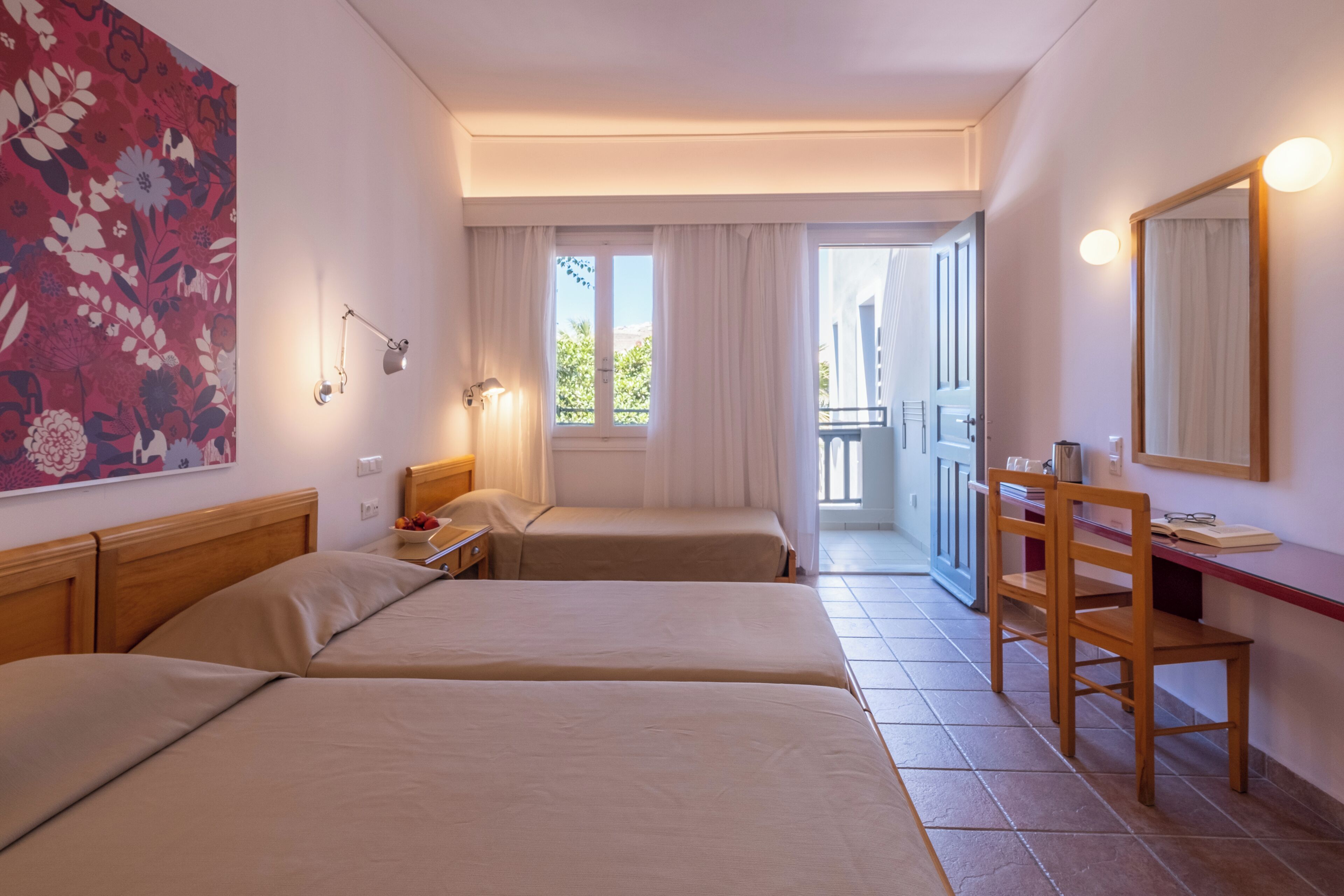 Triple Room | Premium bedding, in-room safe, desk, iron/ironing board (on request)