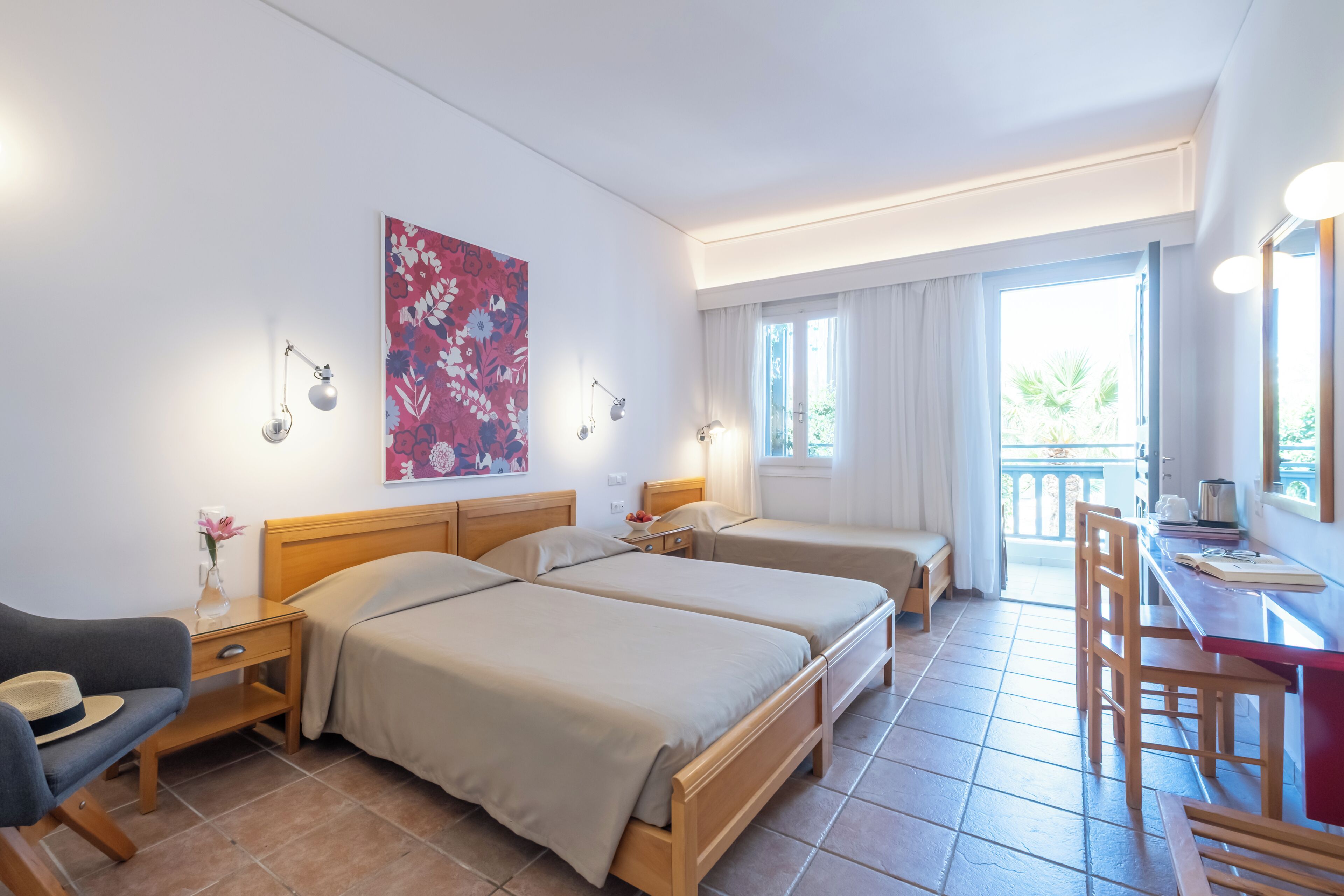 Triple Room | Premium bedding, in-room safe, desk, iron/ironing board (on request)