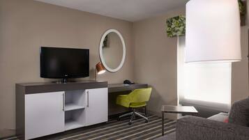 Blackout drapes, iron/ironing board, free cribs/infant beds, free WiFi