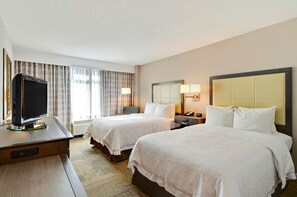Room, 2 Double Beds, Non Smoking | Pillowtop beds, desk, laptop workspace, blackout drapes - Hampton Inn Alexandria-Old Town/King St. Metro (Alexandria)