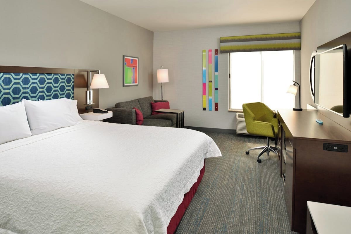 In-room safe, desk, laptop workspace, iron/ironing board
