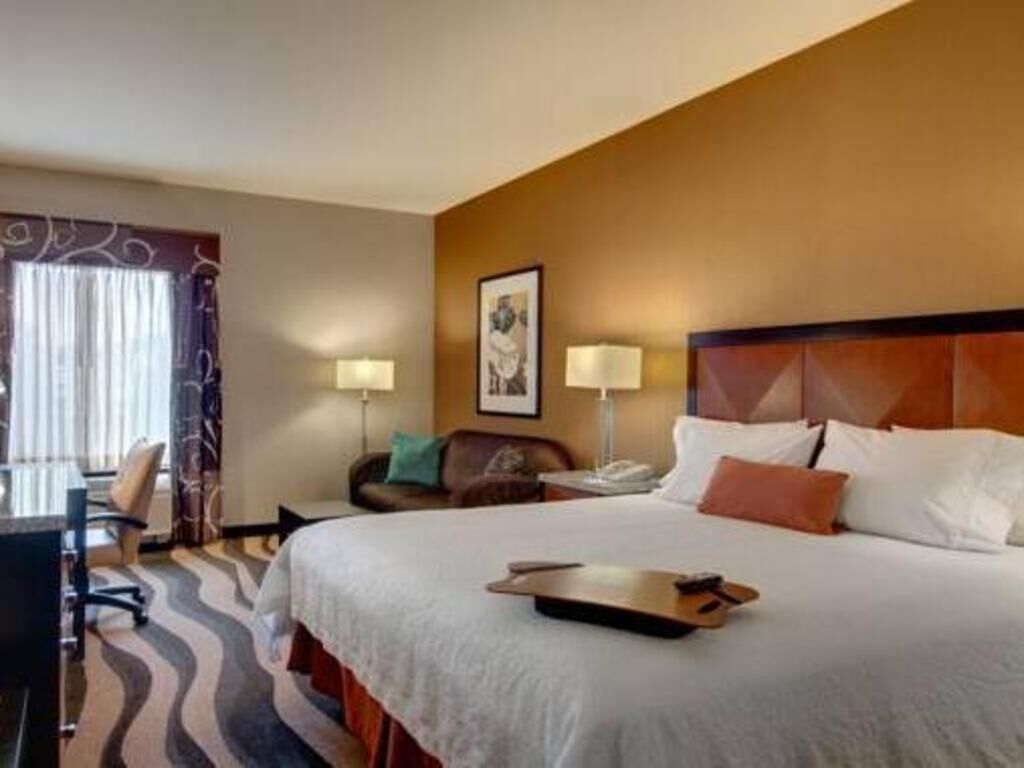 In-room safe, desk, laptop workspace, iron/ironing board
