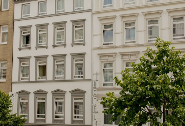 Overnatningsstedets facade