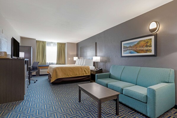 Premium bedding, iron/ironing board, free cribs/infant beds