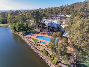 3 outdoor pools, pool umbrellas, sun loungers
