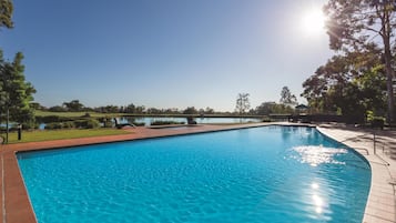 3 outdoor pools, pool umbrellas, pool loungers