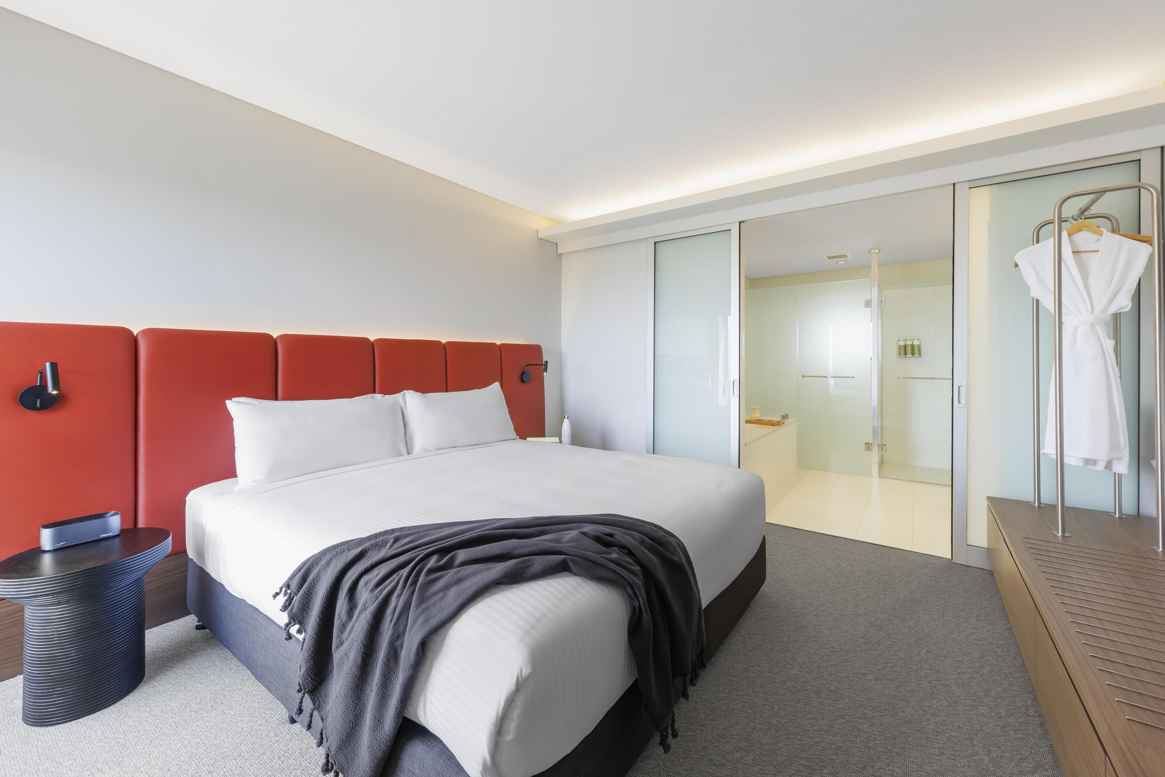 In-room safe, desk, laptop workspace, iron/ironing board