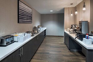 Free daily self-service breakfast 