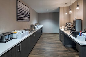 Free daily self-service breakfast
