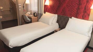 Desk, iron/ironing board, free WiFi, bed sheets