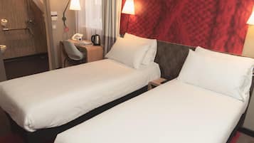 Desk, iron/ironing board, free WiFi, bed sheets