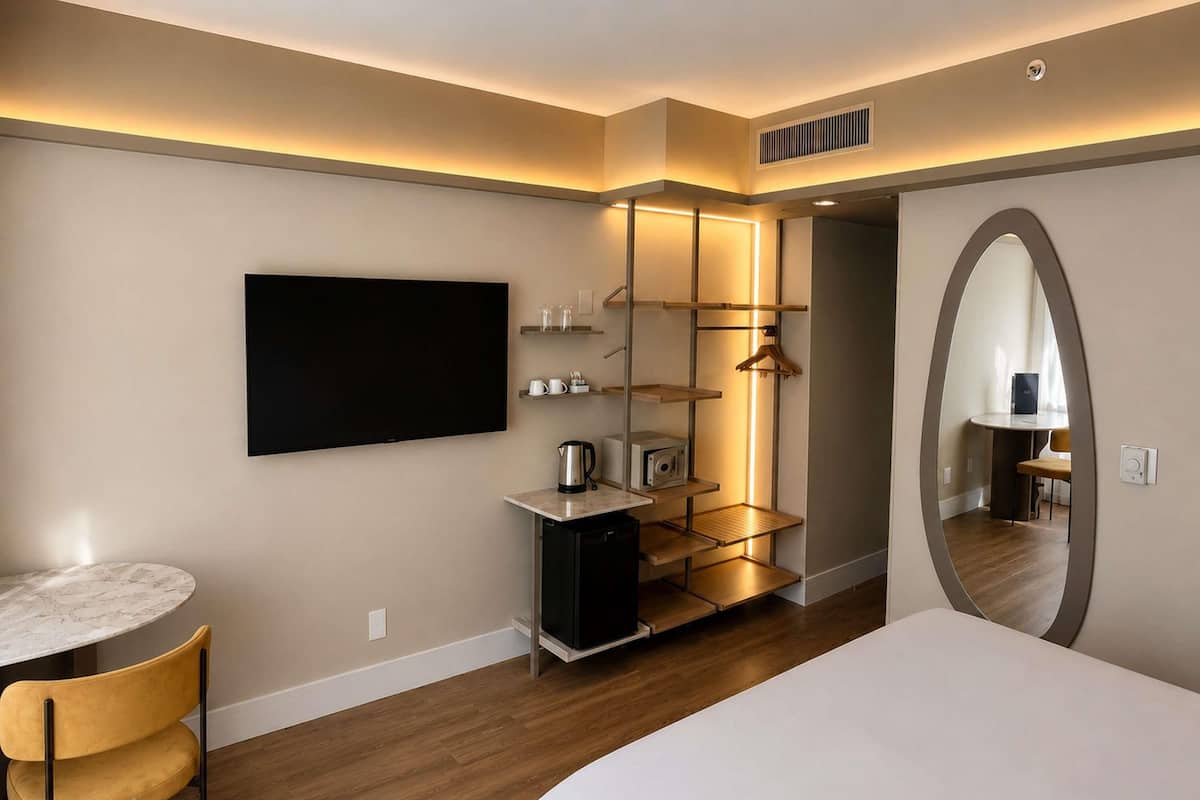 Superior-Doppelzimmer, 1 Doppelbett | Hochwertige Bettwaren, Minibar, Zimmersafe, Schreibtisch