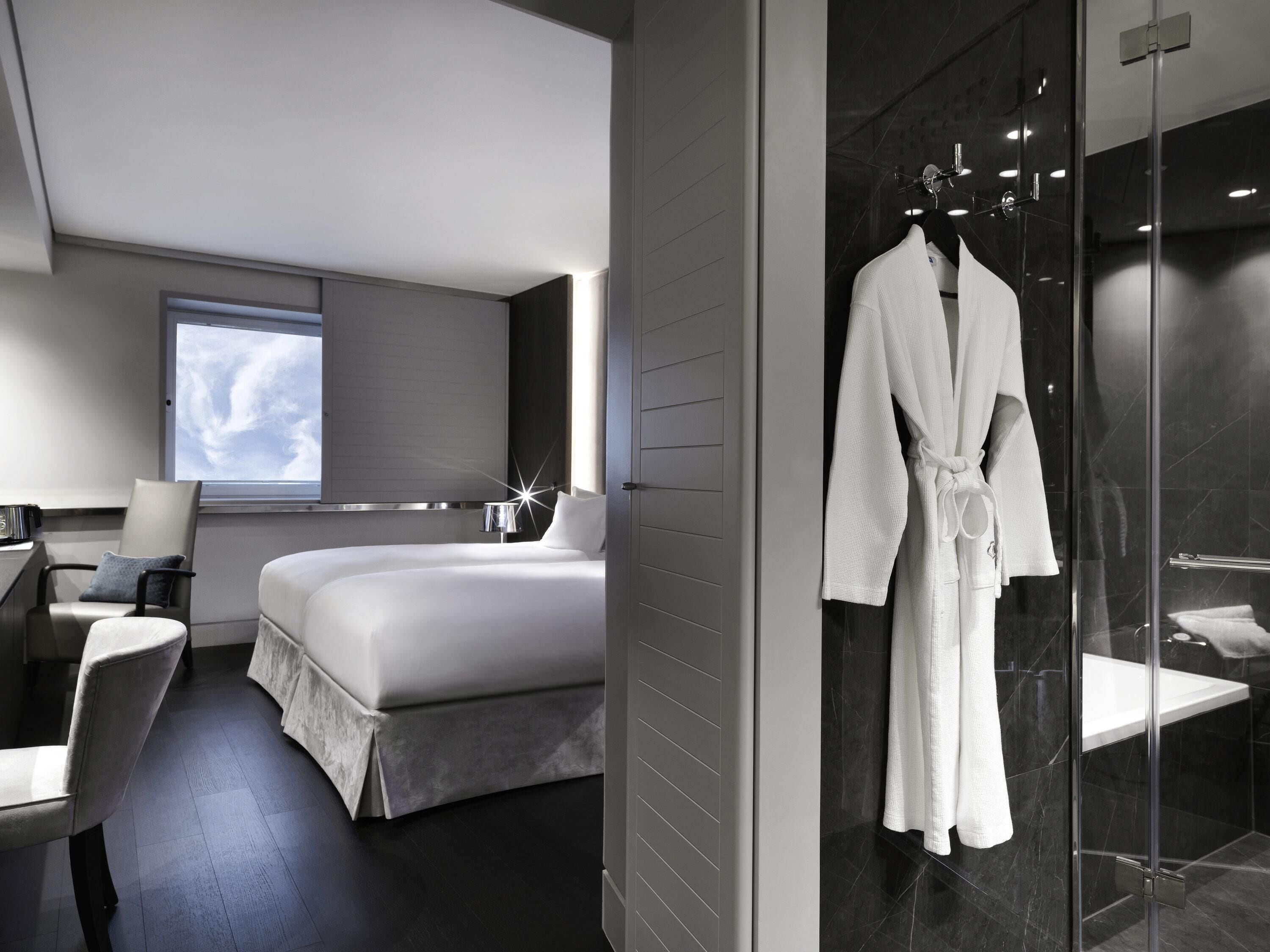 Chambre Luxe, 2 lits une place | Literie de qualité supérieure, matelas mémoire de forme
