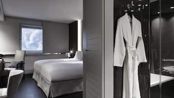 Premium bedding, memory-foam beds, in-room safe, desk