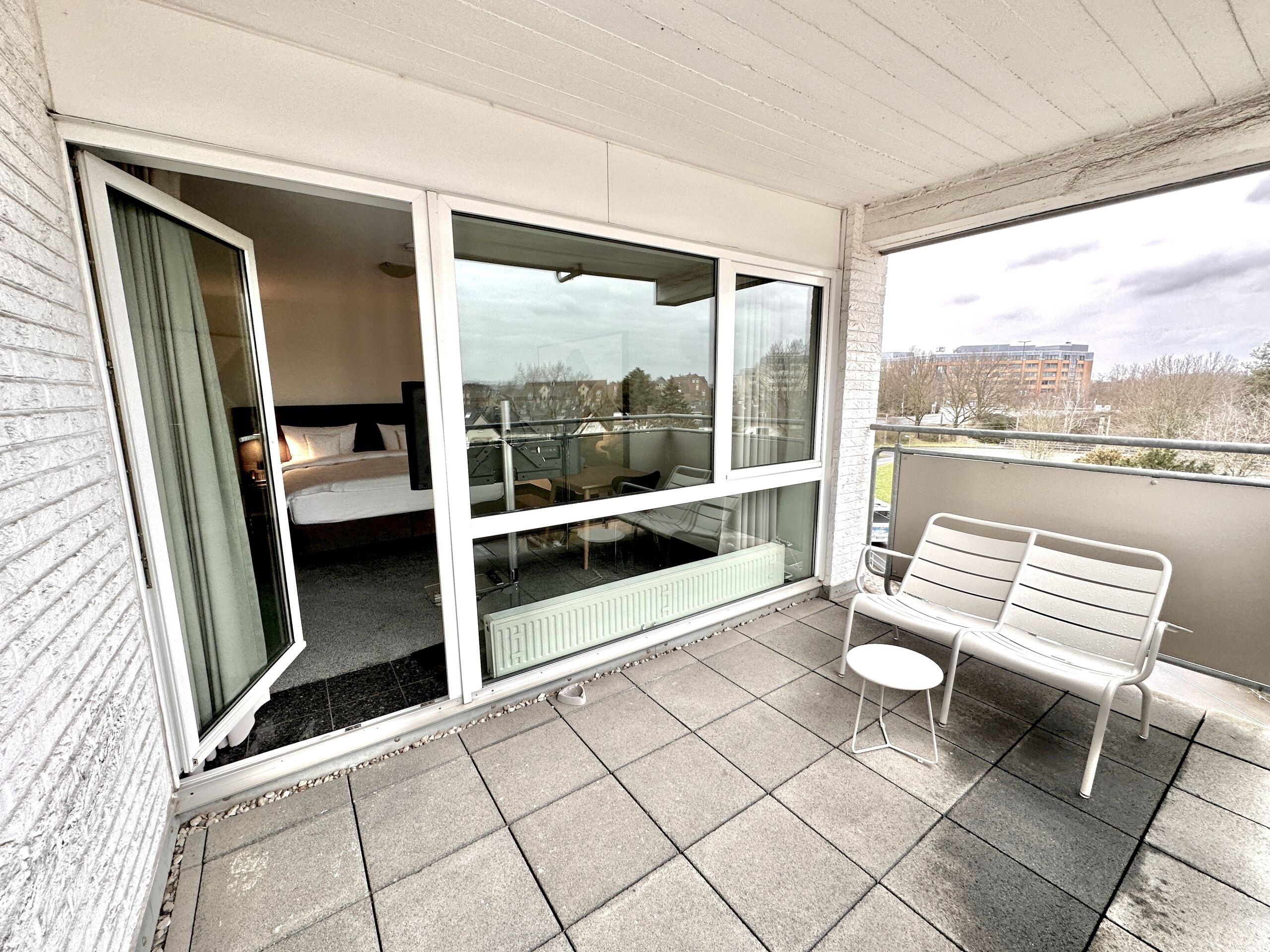 deluxe double room, ensuite (apartment) | balcony view