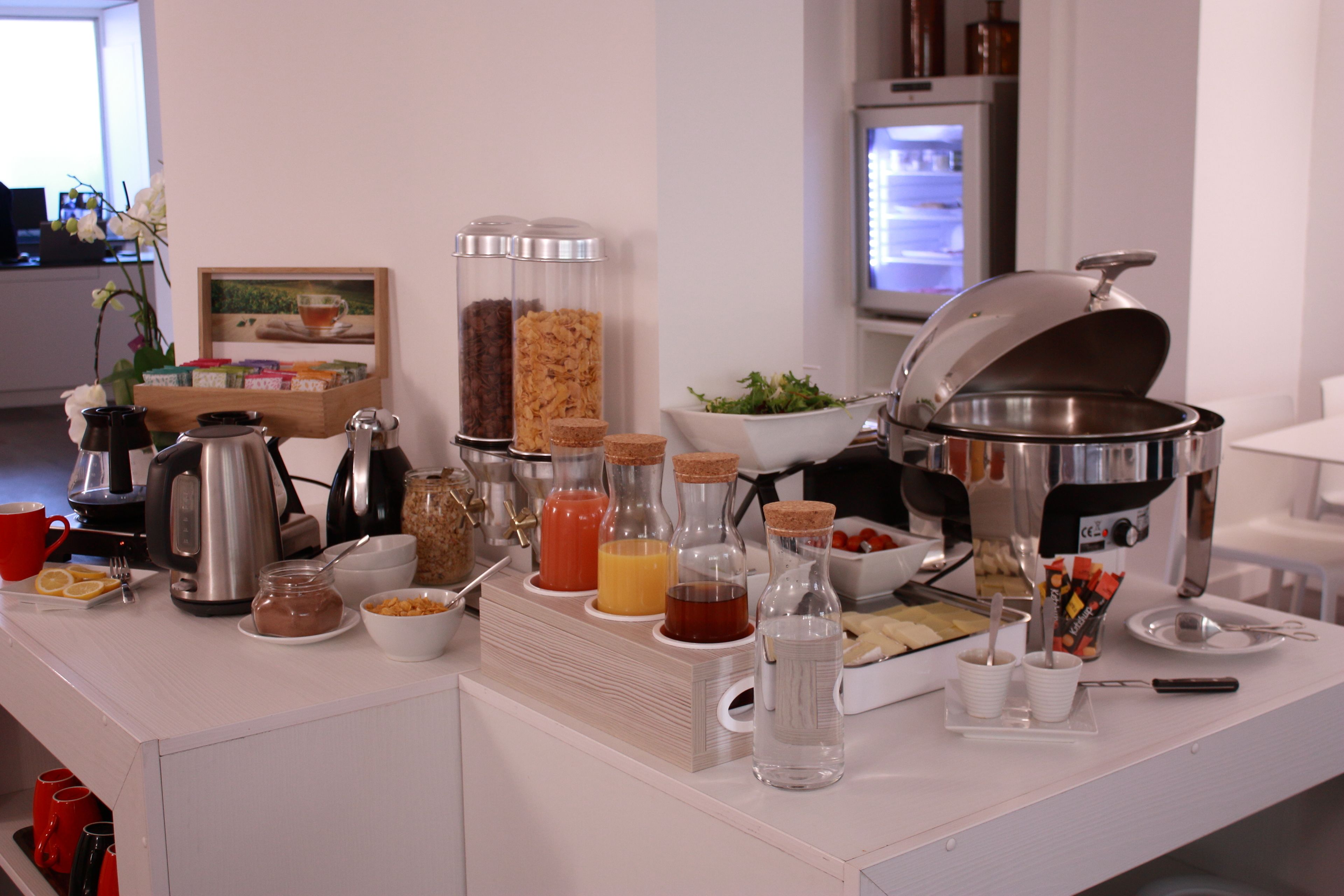 daily buffet breakfast (eur 14.50 per person)