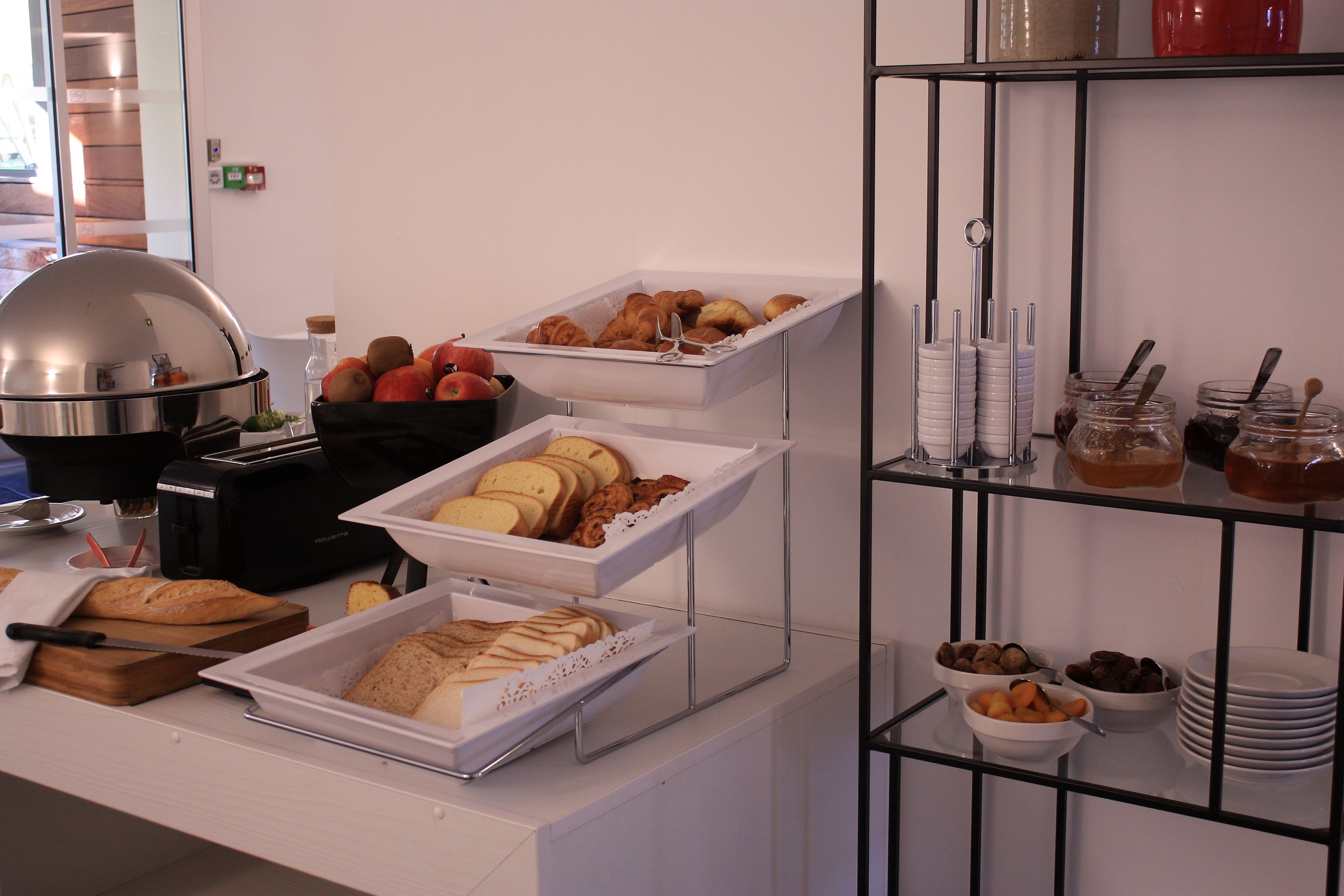 daily buffet breakfast (eur 14.50 per person)