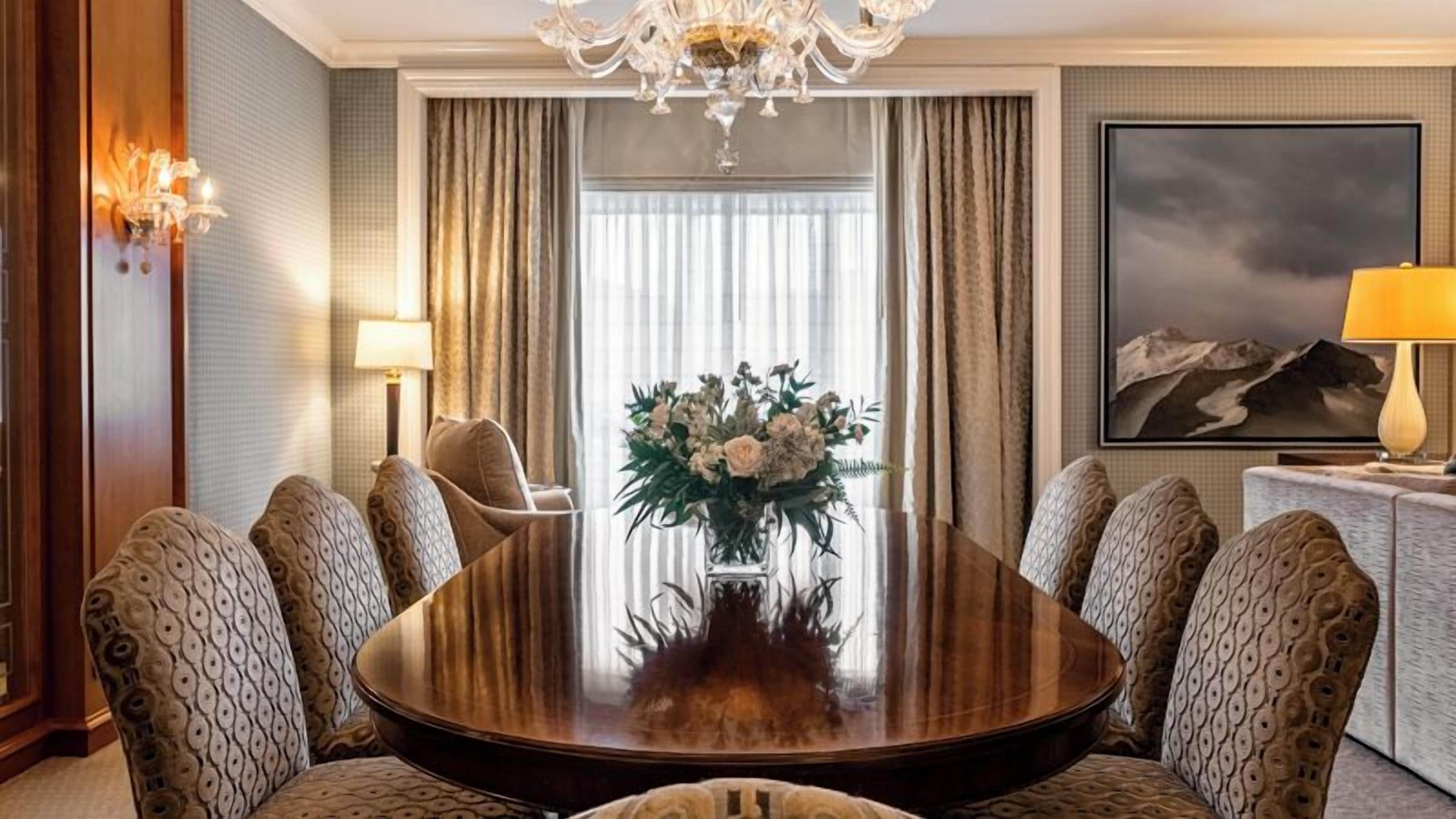 presidential suite | premium bedding, down duvets, minibar, in-room safe