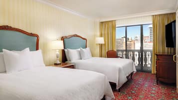 Premium bedding, down comforters, minibar, in-room safe