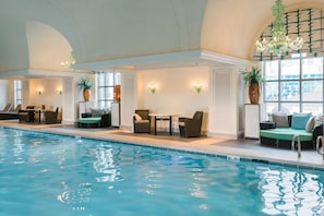 Indoor pool, seasonal outdoor pool, free cabanas, pool umbrellas