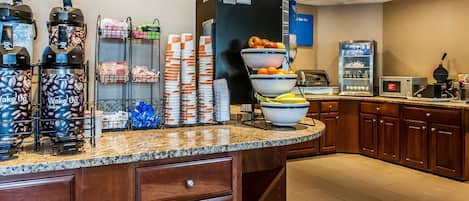 Free daily full breakfast
