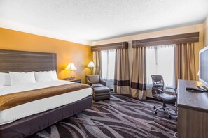 Room, 1 King Bed, Accessible, Non Smoking | Desk, blackout drapes, iron/ironing board, cribs/infant beds