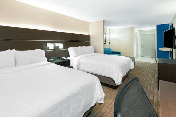 Suite, 2 Queen Beds | In-room safe, desk, iron/ironing board, cots/infant beds