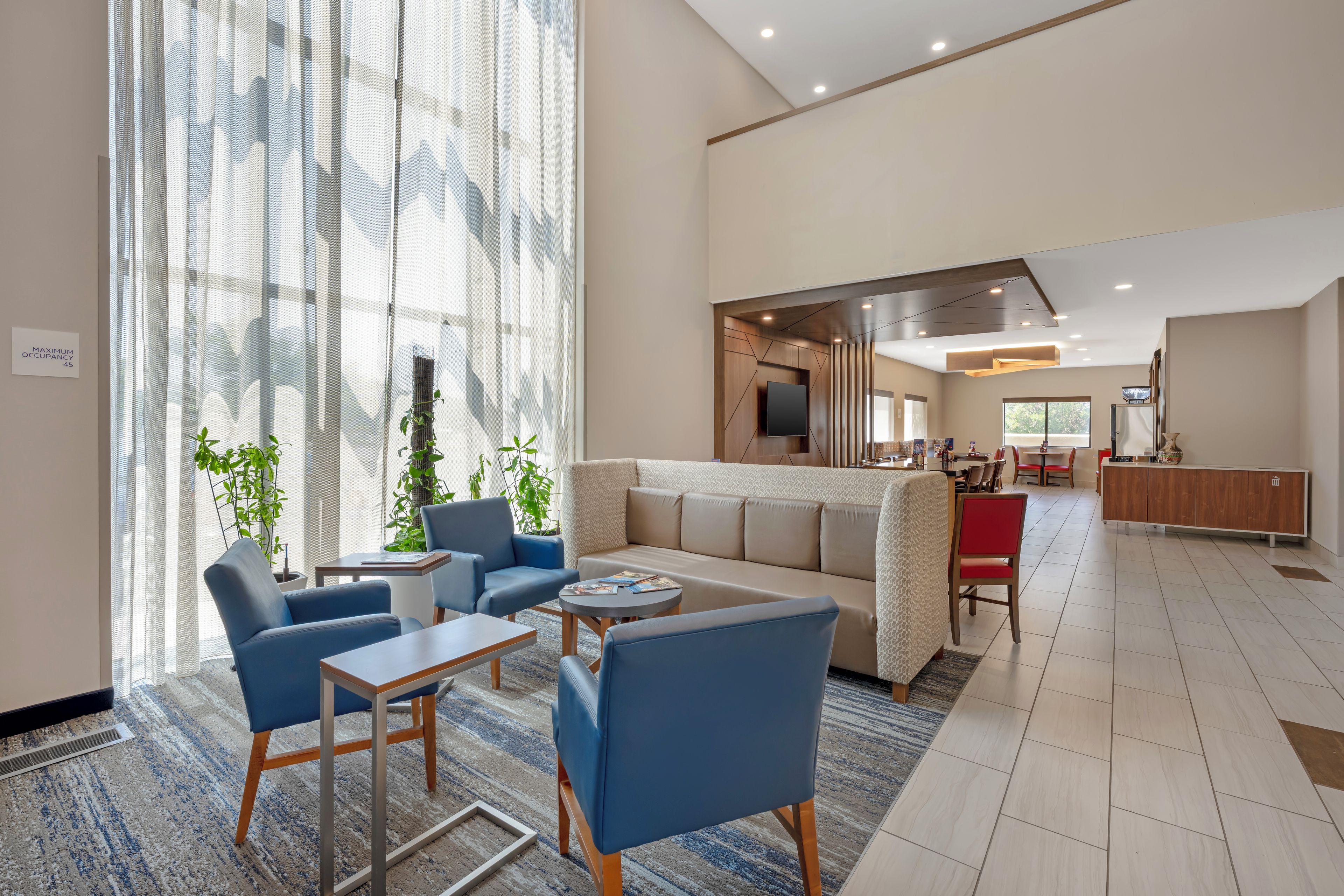 Lobby sitting area