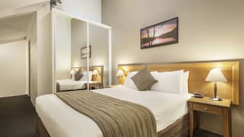 1 bedroom, hypo-allergenic bedding, in-room safe, desk