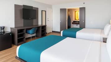 Desk, iron/ironing board, free WiFi, bed sheets
