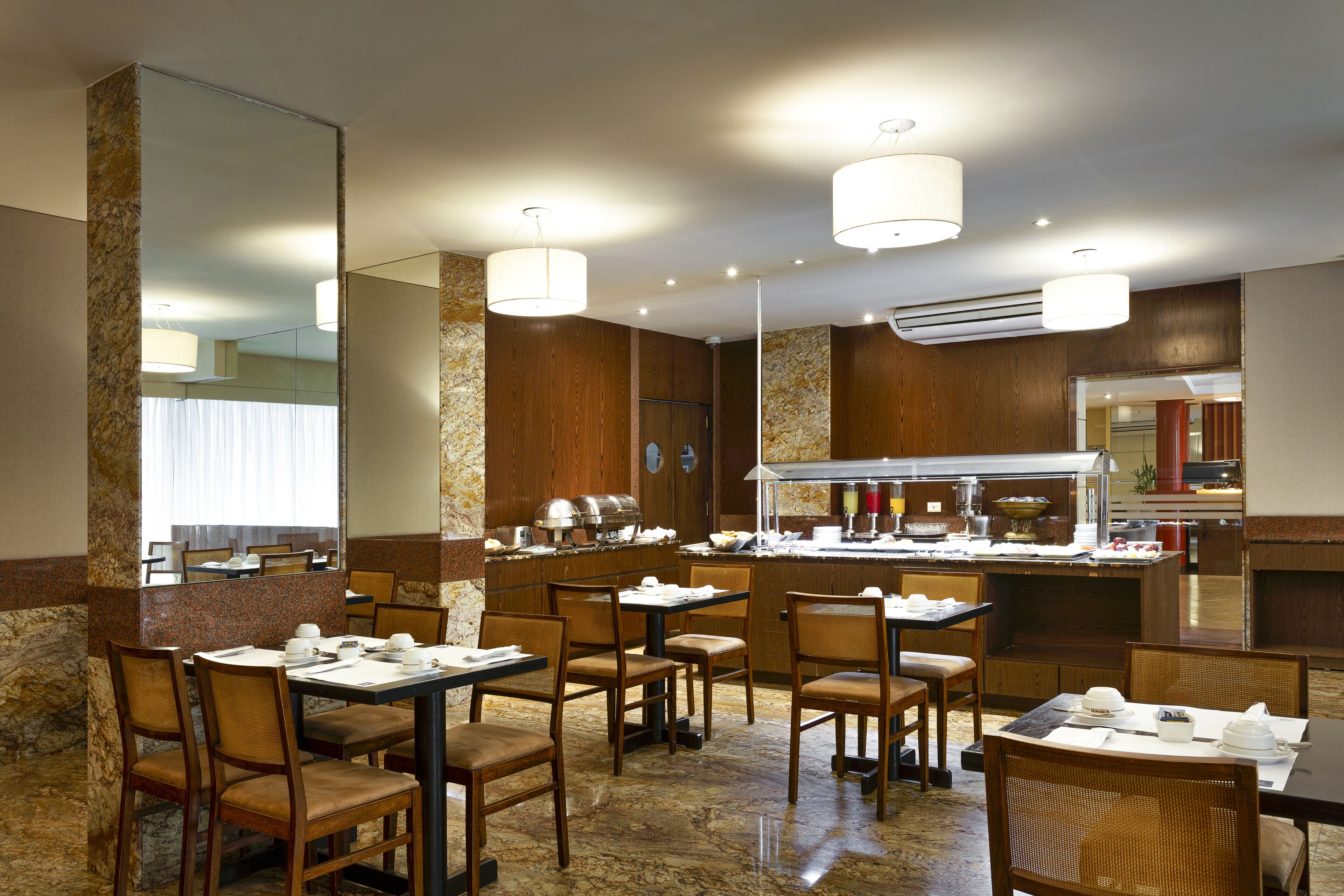 breakfast, lunch and dinner served