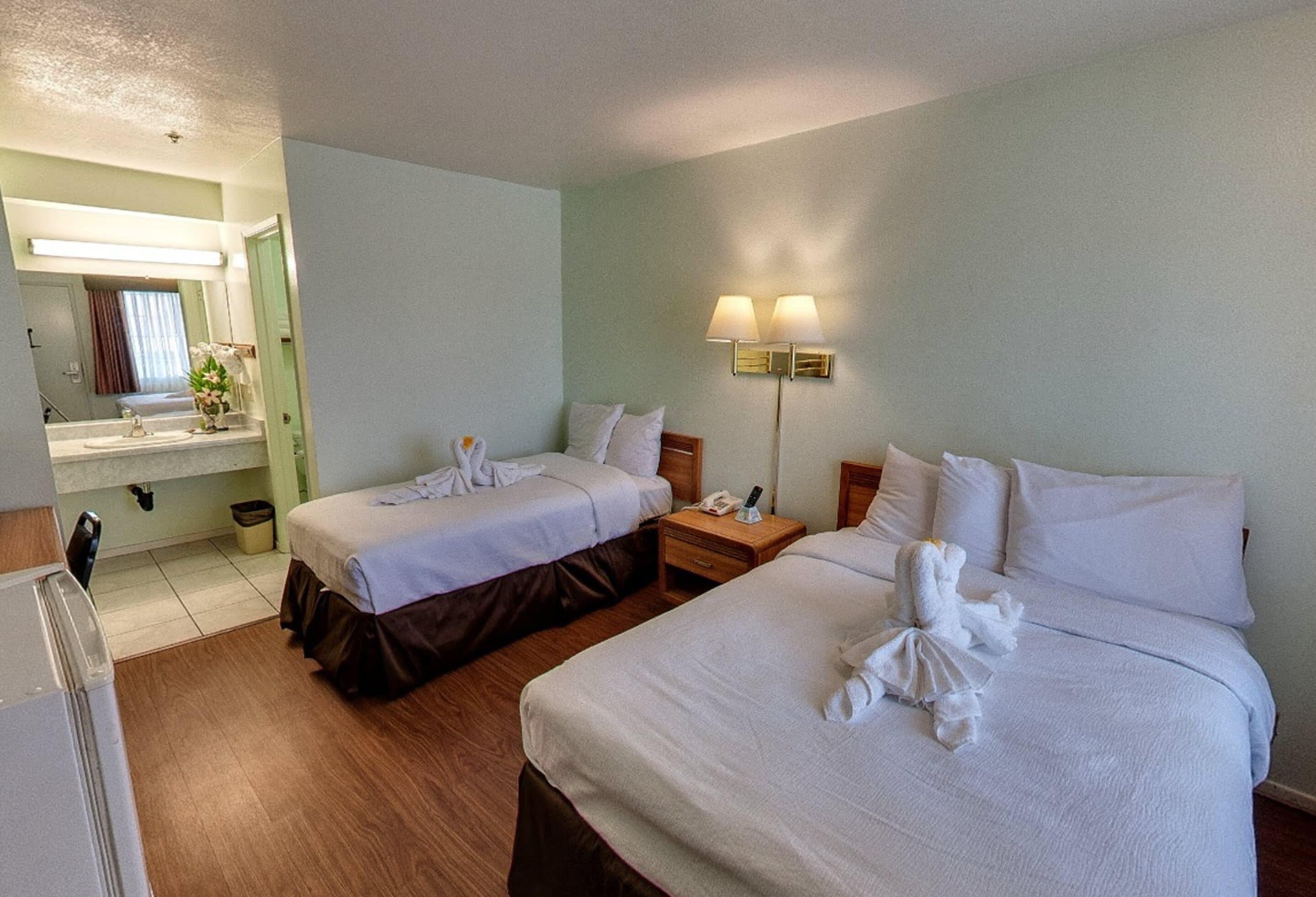 Quarto luxo, 2 camas de casal, para não fumantes (Includes 1 parking space) | Roupas de cama de algodão egípcio, roupas de cama premium