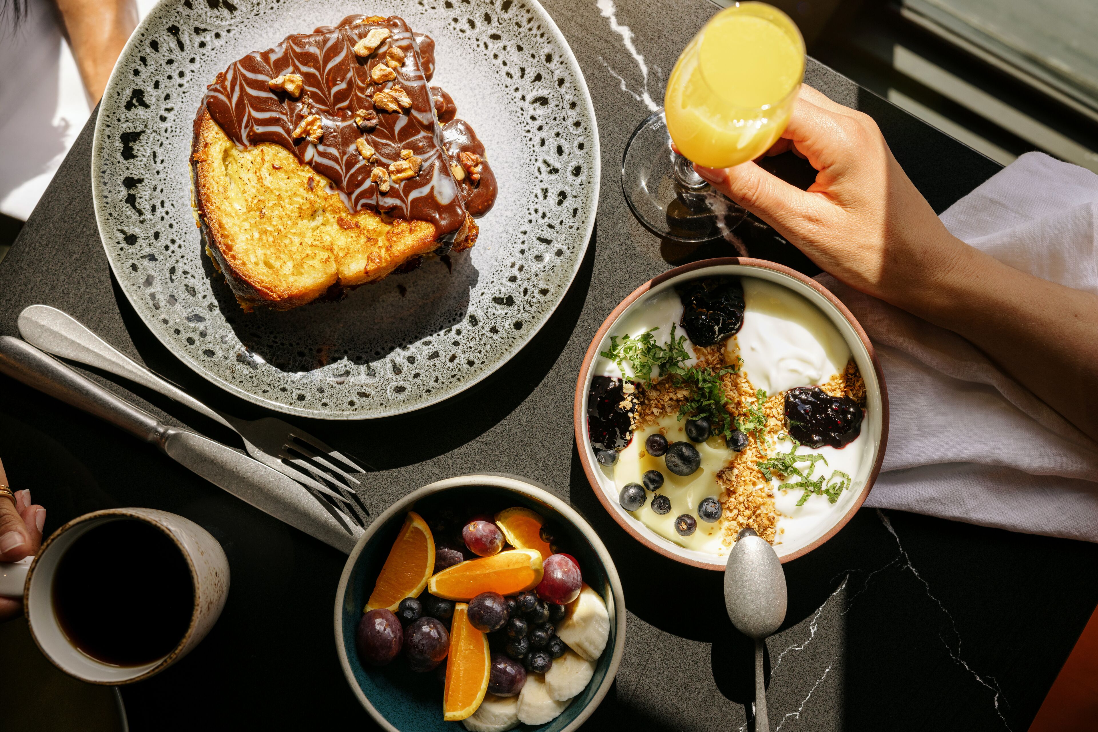 daily cooked-to-order breakfast for a fee