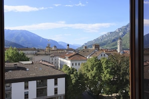 Blick von der Unterkunft