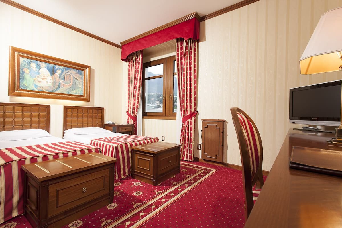 Ropa de cama de alta calidad y minibar