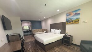 스위트, 킹사이즈침대 1개, 금연 | 욕실 | 무료 세면용품, 헤어드라이어, 타월, 비누