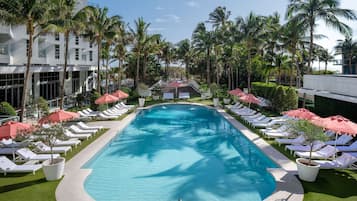 2 outdoor pools, open 6:00 AM to 8:00 PM, pool cabanas (surcharge)