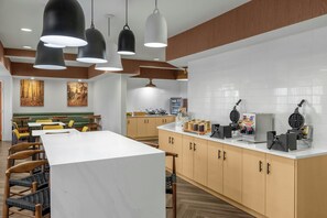 Free daily on-the-go breakfast 