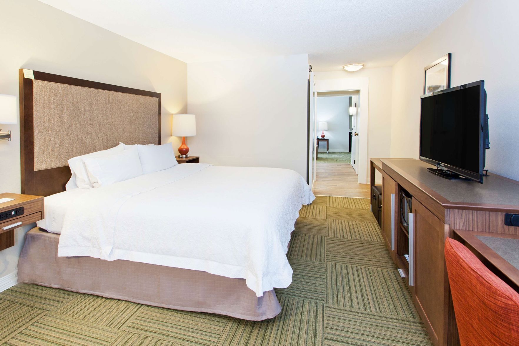 In-room safe, desk, blackout curtains, iron/ironing board