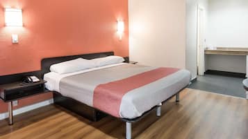 Blackout curtains, free WiFi, bed sheets