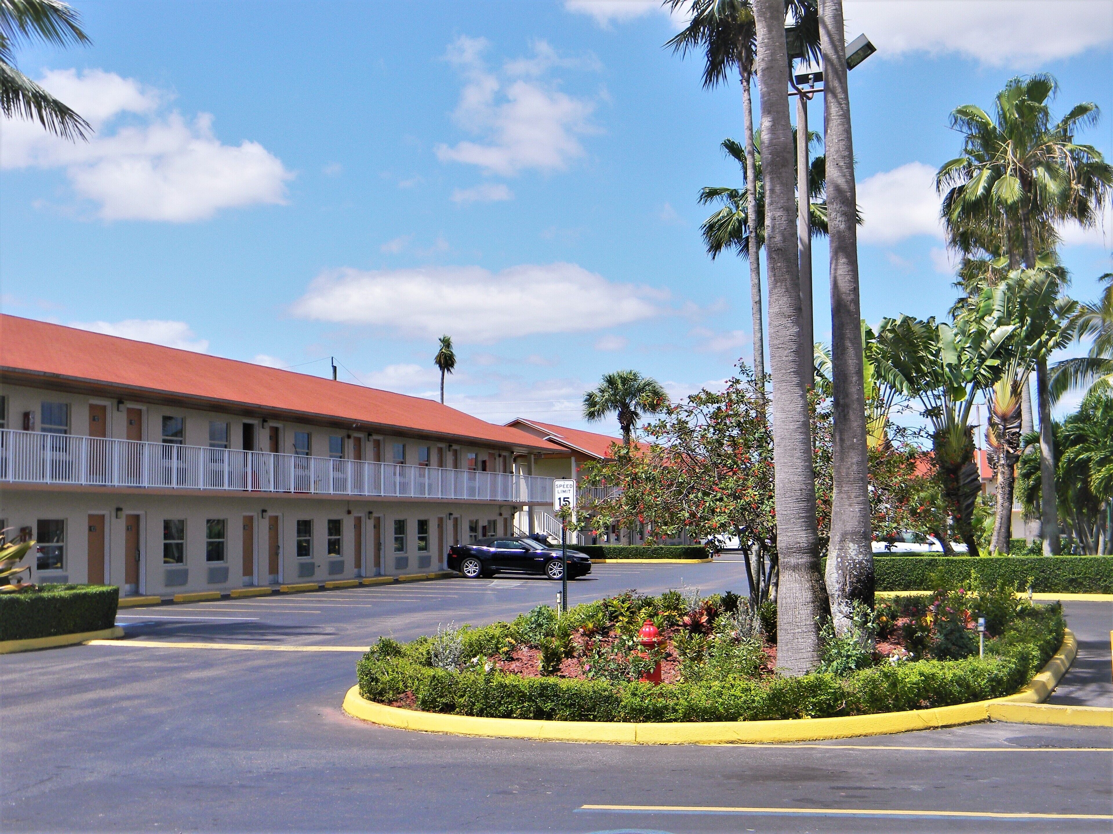 Overnatningsstedets facade