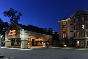 Front of property – evening/night