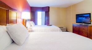 Room, 2 Double Beds, Non Smoking | 1 bedroom, in-room safe, iron/ironing board, free cribs/infant beds