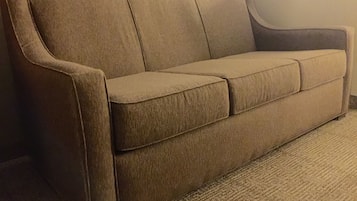 Suite, 1 King Bed with Sofa bed, Non Smoking | Living area | Flat-screen TV