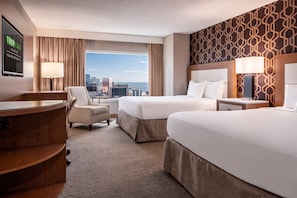 HAVANA PREMIUM ROOM 2 QUEEN NON-SMOKING | Hypo-allergenic bedding, pillow-top beds, in-room safe, desk - Tropicana Atlantic City – A Caesars Rewards Destination (Atlantic City)