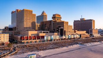 Exterior detail at Tropicana Atlantic City – A Caesars Rewards Destination