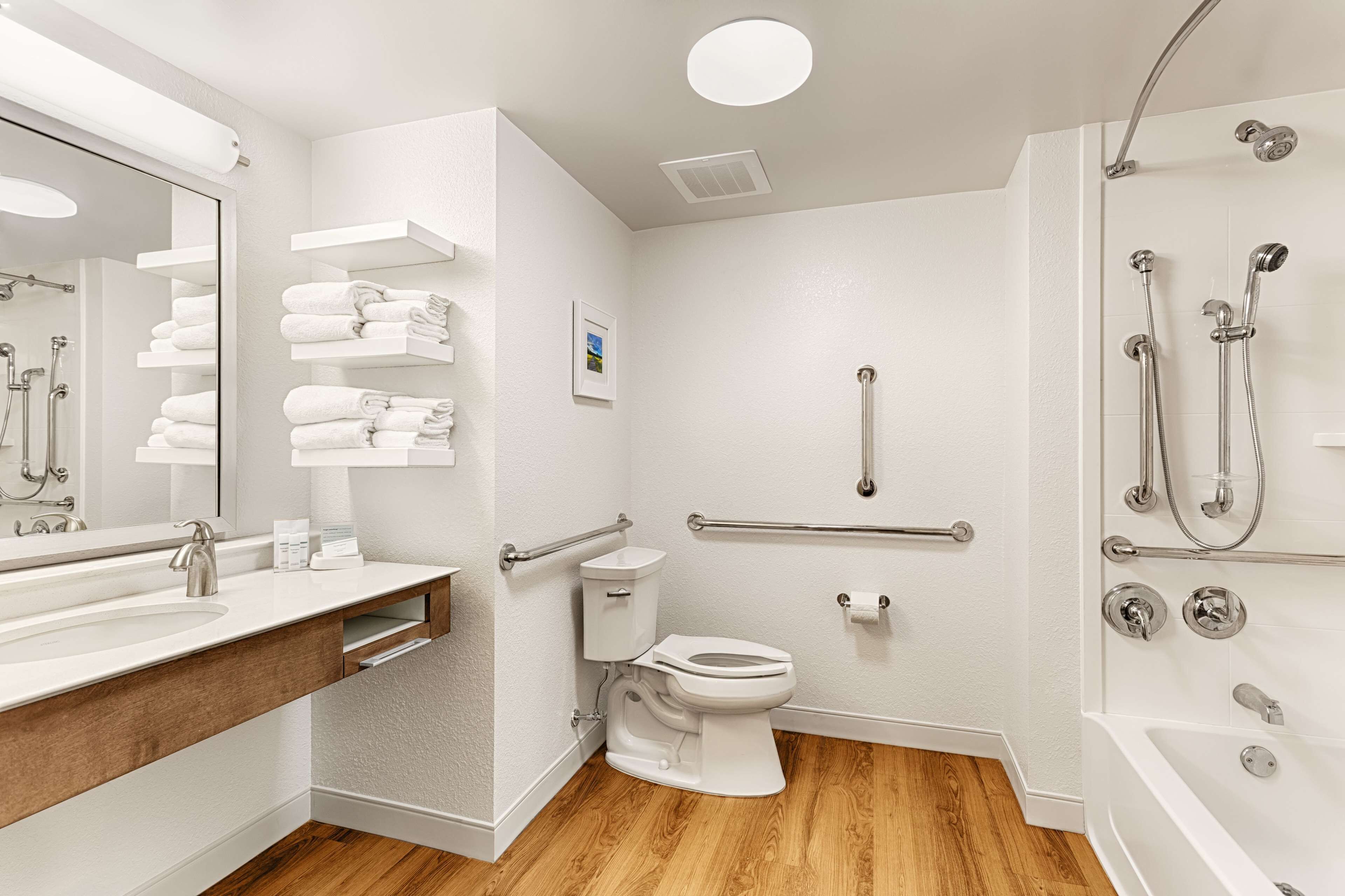 shower, free toiletries, hair dryer, dressing gowns