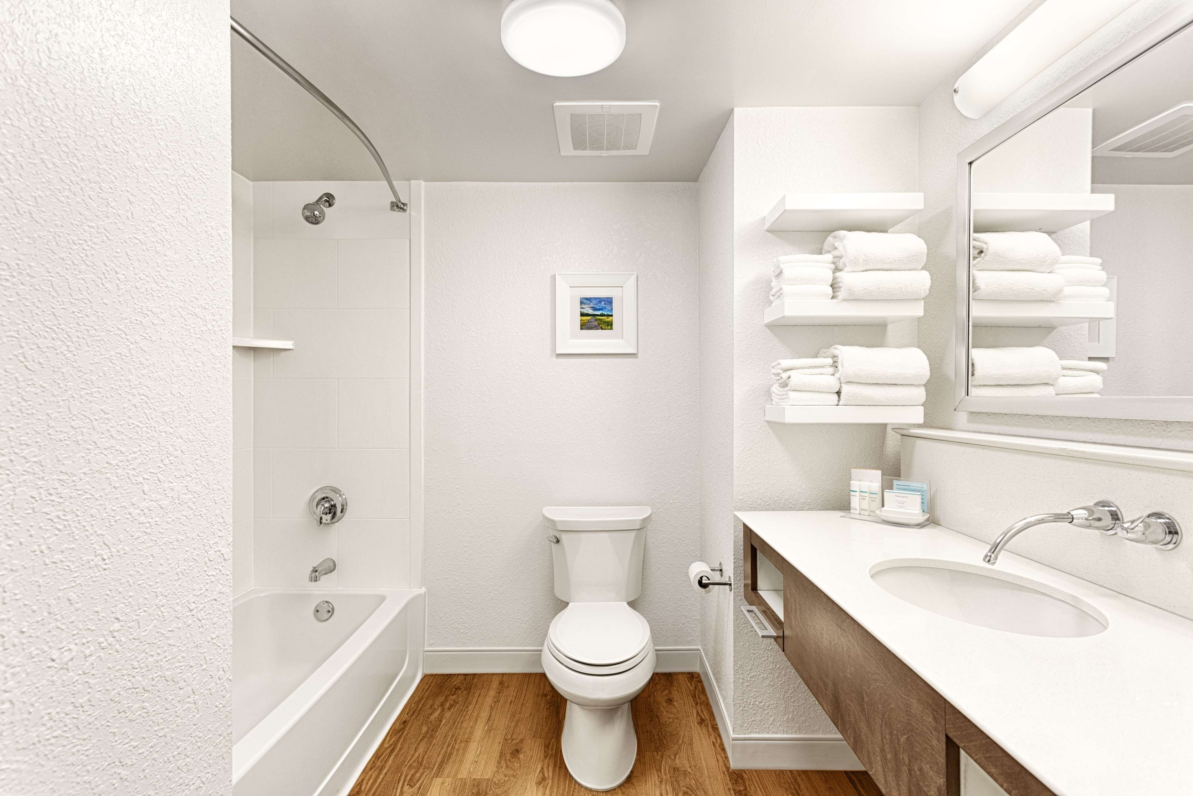 shower, free toiletries, hair dryer, dressing gowns